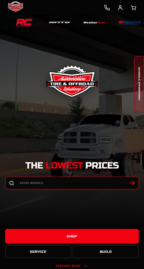 Automotive Solutions website preview